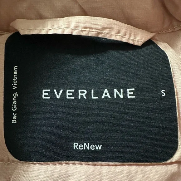 Everlane The Renew Lightweight Puffer Pink Jacket - Picture 15 of 16